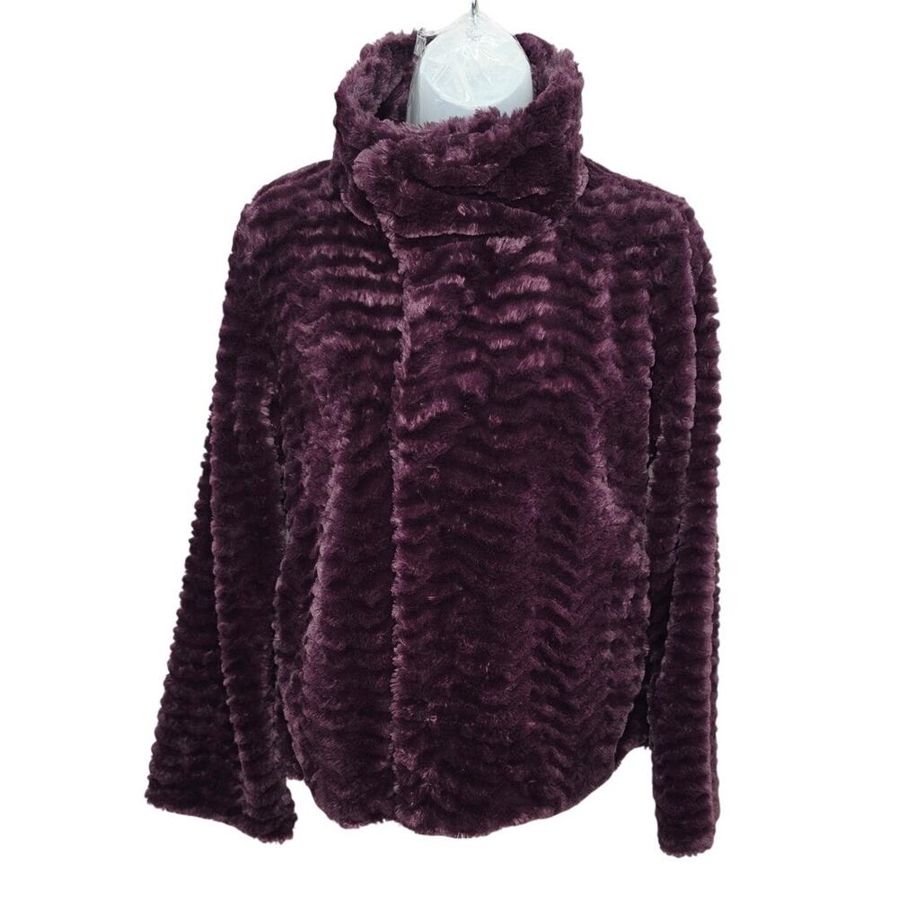 Patagonia Pelage Plush Faux Fur Fleece Jacket Purple Women’s Small Gorpcore